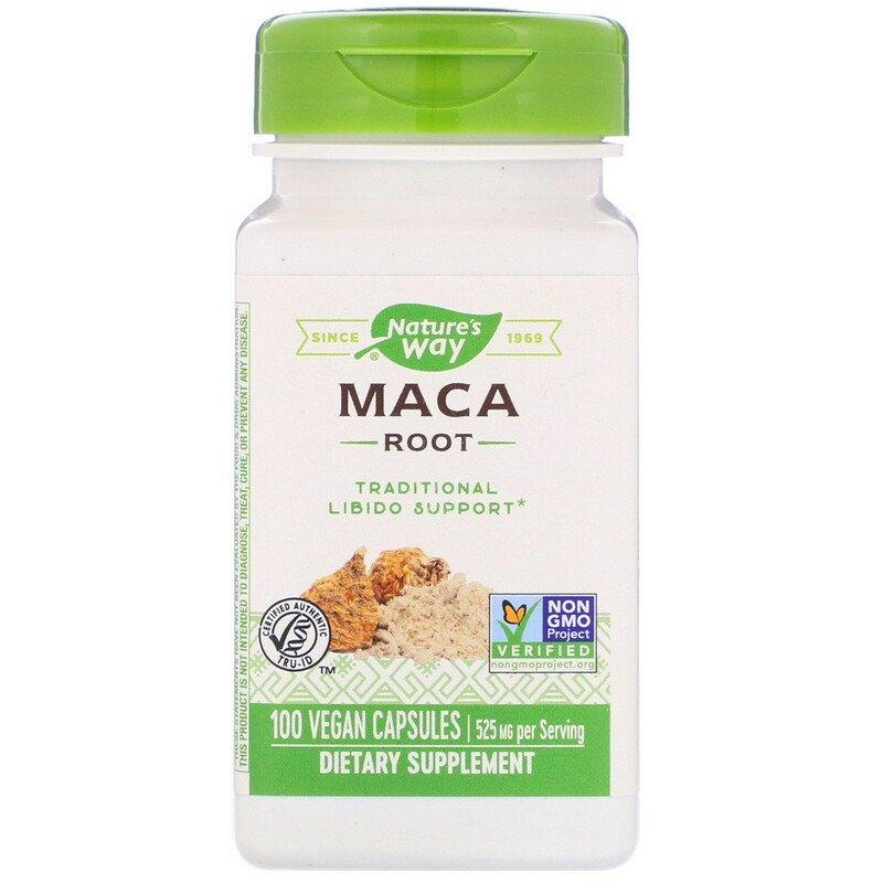 Мака (Maca) Nature's Way корінь 525 мг, 100 капсул (NWY-15310)