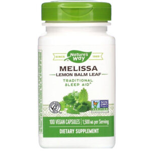 Мелісса Nature's Way Melissa лимонний бальзам 1500 мг, 100 капсул (NWY-14650)