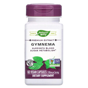 Джімнема стандартизована Nature's Way Gymnema 500 мг, 60 кап. (NWY-63700)