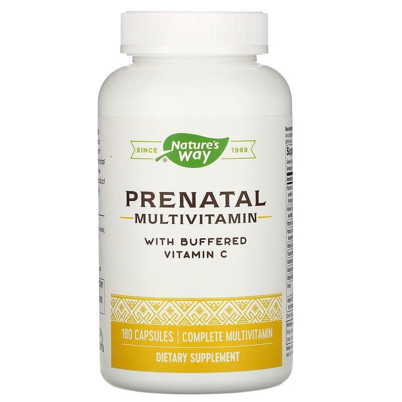 Мультивітаміни для вагітних Nature's Way Prenatal Multi Vitamin & Mineral, 180 капсул (NWY-45130)