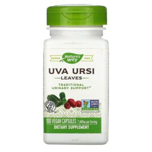 Мучниця Nature's Way Uva Ursi листя, 100 кап. (NWY-17600)