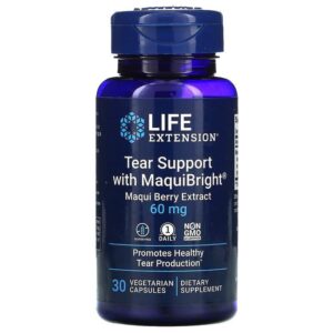 Захист очей Life Extension Tear Support ягідний екстракт 60 мг, 30 капсул (LEX-19183)