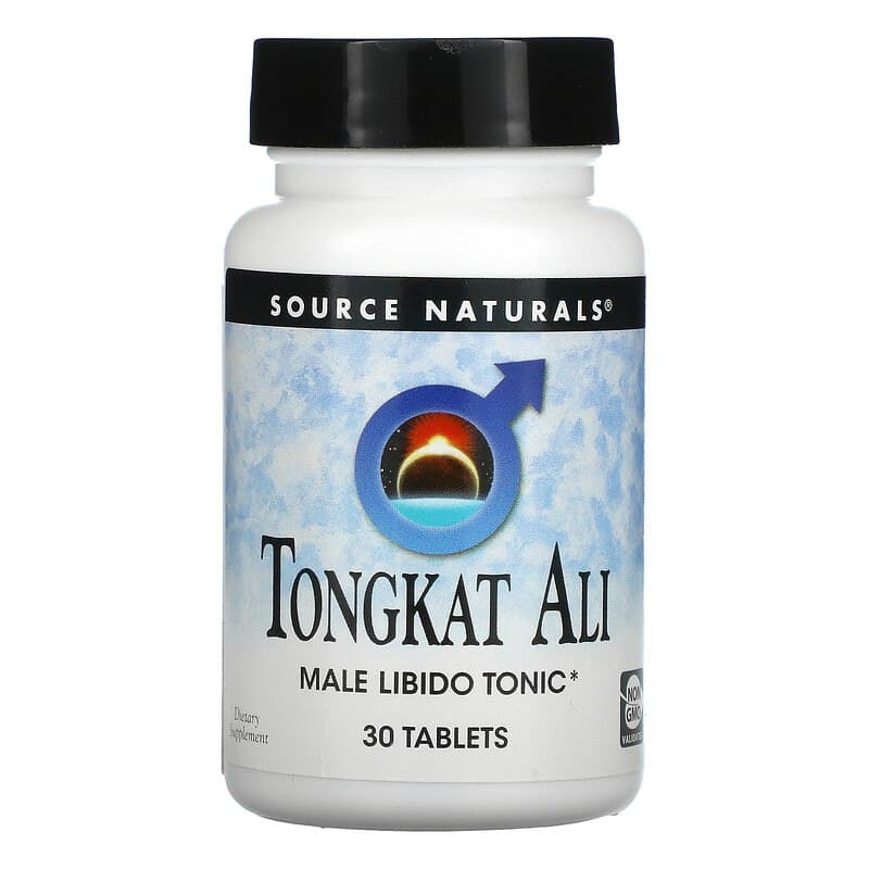 Тонгкат Алі Source Naturals Tongkat Ali тонік для чоловічого лібідо, 30 таблеток (SNS-01673)