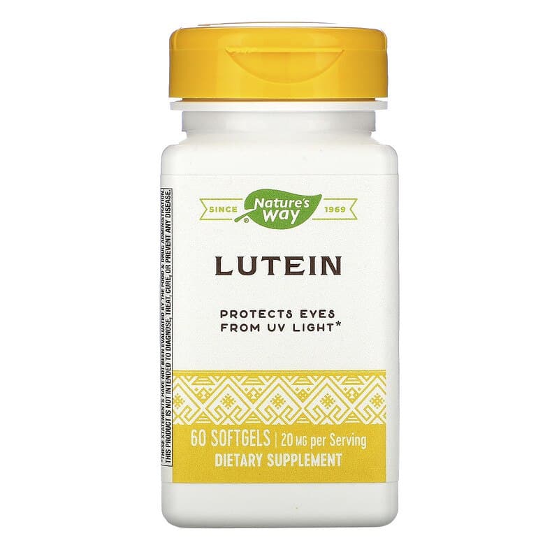 Лютеїн (Lutein) Nature's Way 20 мг, 60 капсул (NWY-15491)