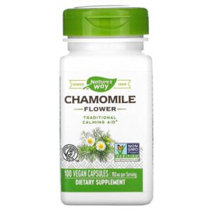 Ромашка Nature's Way (квіти) Chamomile 700 мг, 100 веганських капсул (NWY-11600)