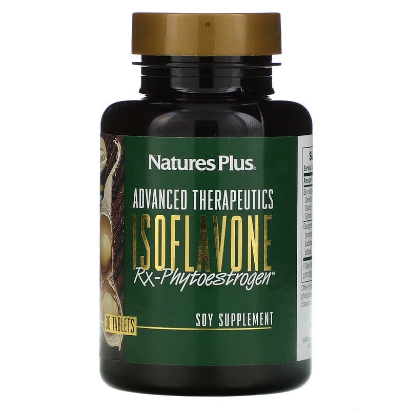 Соєві ізофлавони Nature's Plus Isoflavone Rx-Phytoestrogen Advanced Therapeutics, 30 таблеток (NAP-04987)