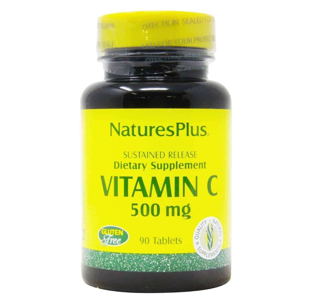 Вітамін С Nature's Plus Vitamin C із уповільненим вивільненням 500 мг, 90 таблеток (NAP-02331)