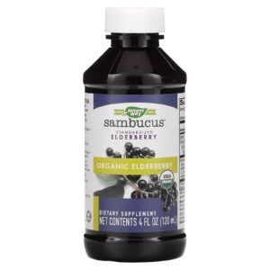 Чорна бузина Nature's Way біо Sambucus органік, 120 мл (NWY-15796)