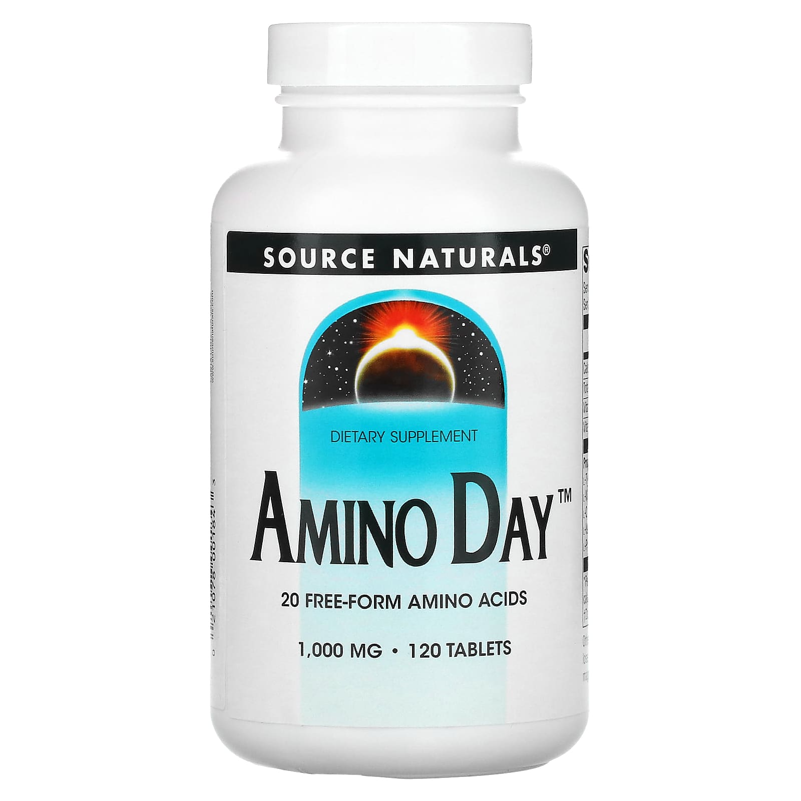 Аміно день Source Naturals Amino Day 1000 мг, 120 таблеток (SNS-00184)