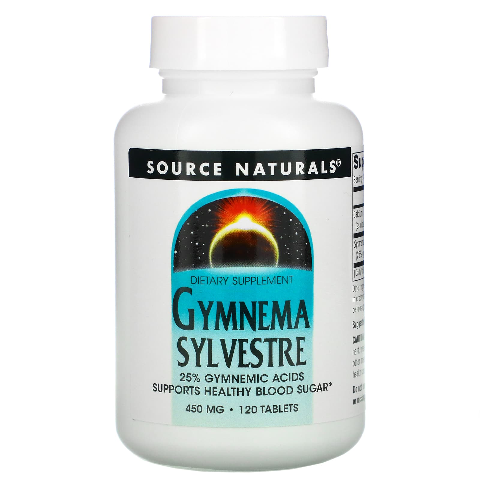 Джімнема Сильвестра Source Naturals Gymnema Sylvestre 450 мг, 120 таблеток (SNS-02161)