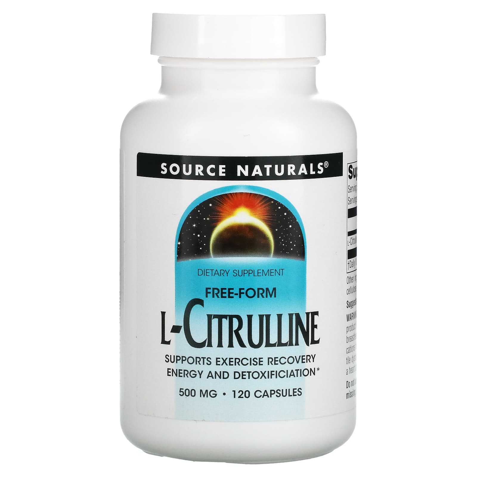 L-цитрулін Source Naturals L-Citrulline 125 мг, 120 капсул (SNS-02005)