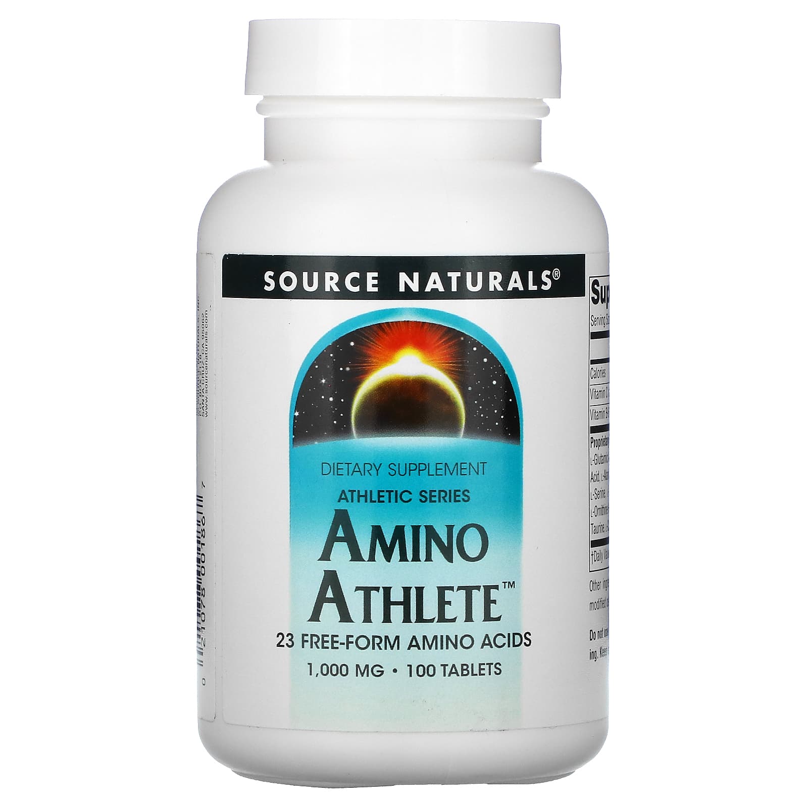 Аміно спортсмен Source Naturals Amino Athlete 1000 мг, 100 таблеток (SNS-00186)