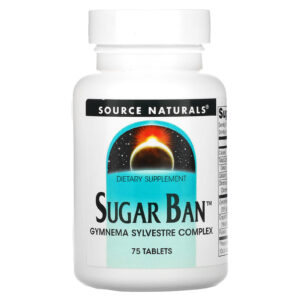 Засіб для зниження цукру в крові Source Naturals Sugar Ban , 75 таблеток (SNS-00789)