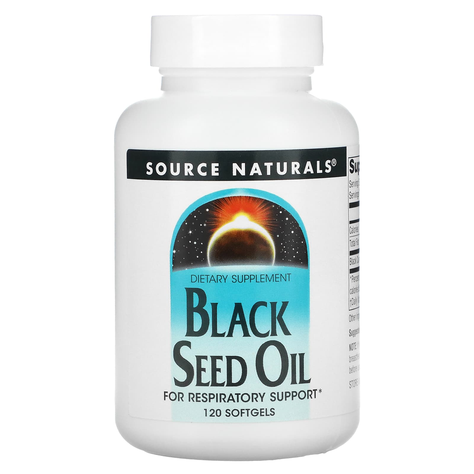 Масло насіння чорного кмину Source Naturals Black Cumin Seed Oil 120 гелевих капсул (SNS-02757)