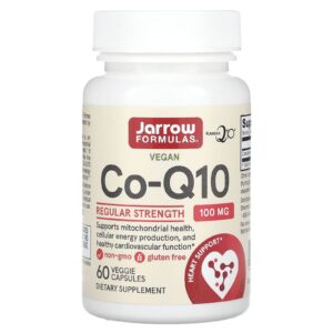 Коензим Q10 Jarrow Formulas (Co-Q10) 100 мг, 60 капсул (JRW-06003)