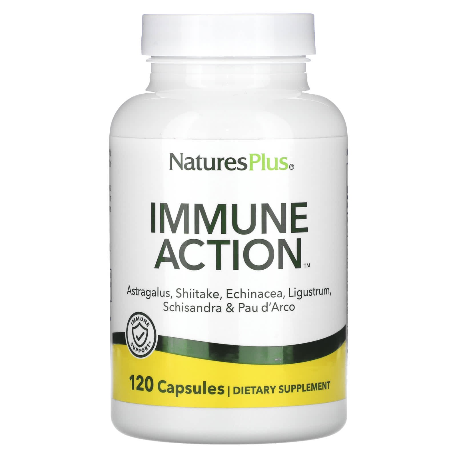 Імуностимулятор Nature's Plus (Immune Action), 120 капсул (NAP-01068)