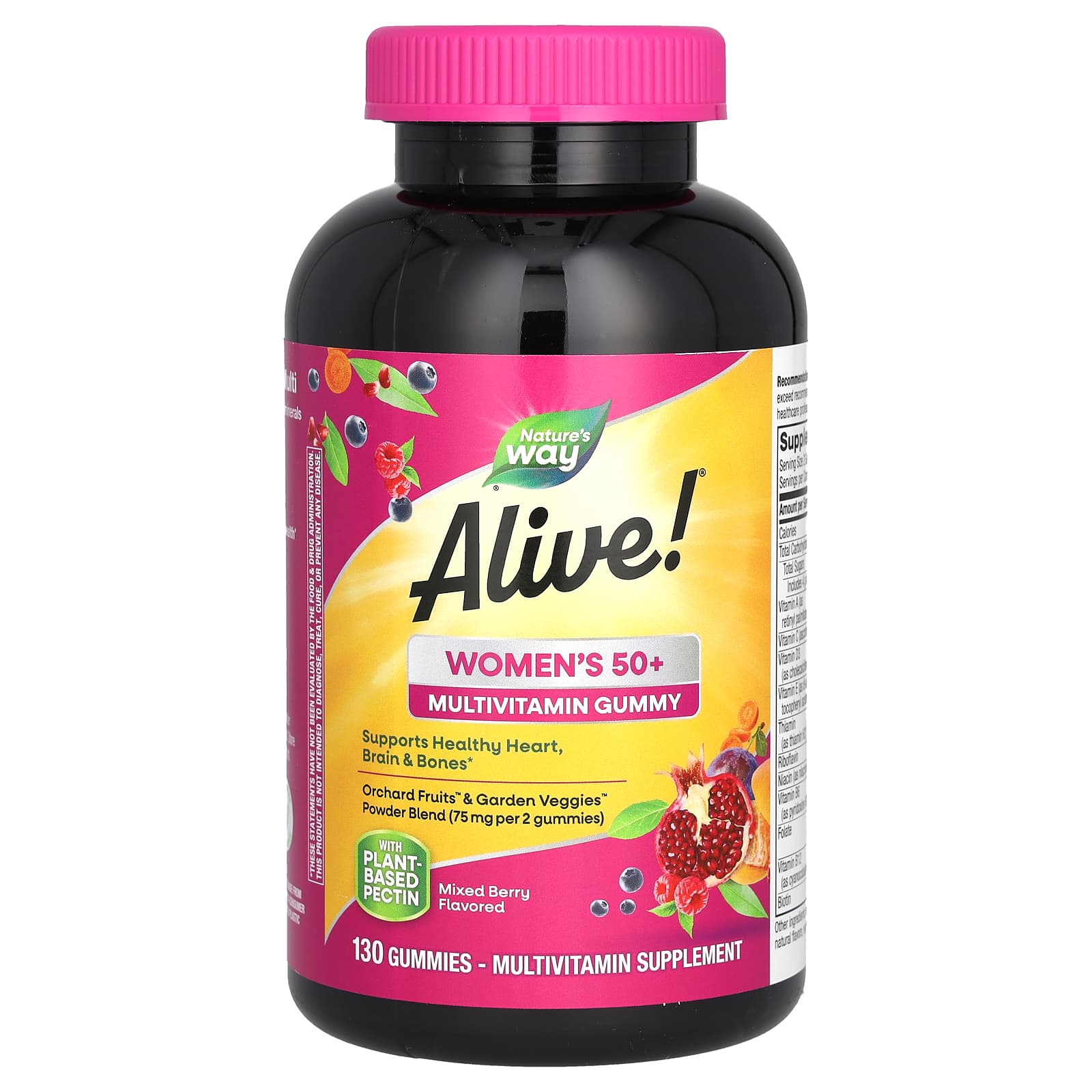 Мультивітаміни для жінок після 50 Nature's Way Women's 50+ Gummy Vitamins, 130 жувальних цукерок (NWY-11537)