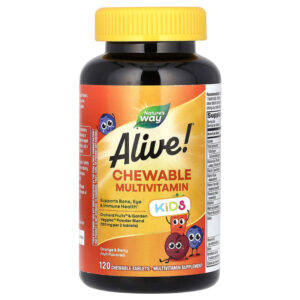 Вітаміни для дітей Alive Nature's Way зі смаком апельсина і ягід Multi-Vitamin, 120 жувальних таблеток (NWY-15786)