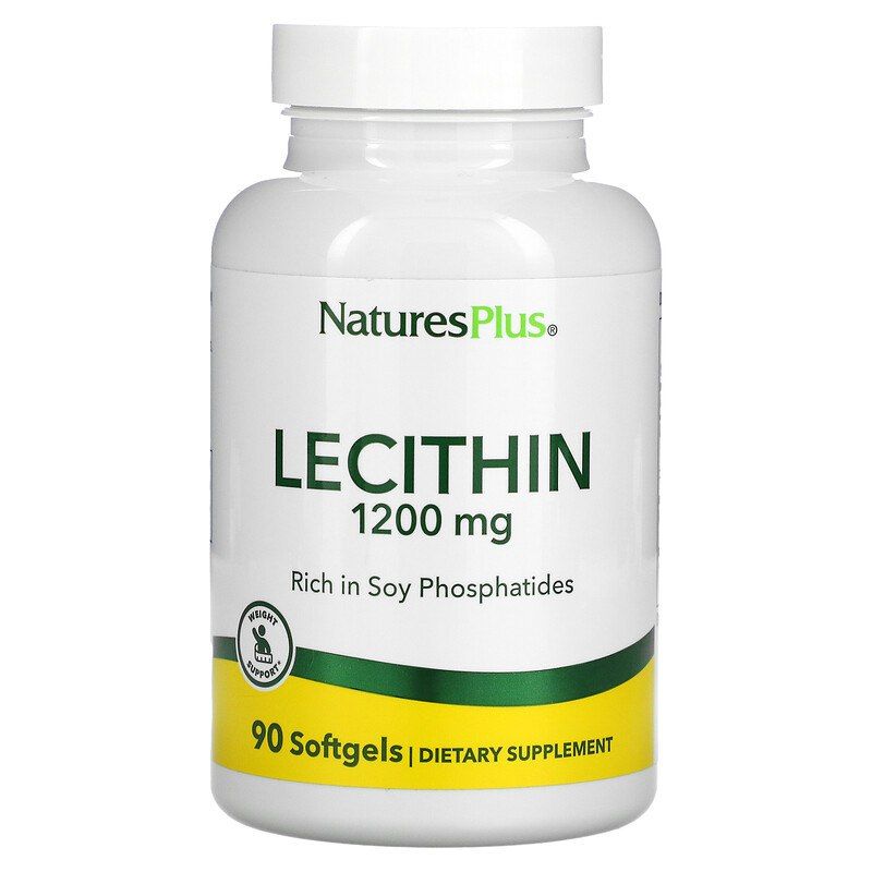 Лецитин Nature's Plus Lecithin 1200 мг, 90 капсул (NAP-04160)