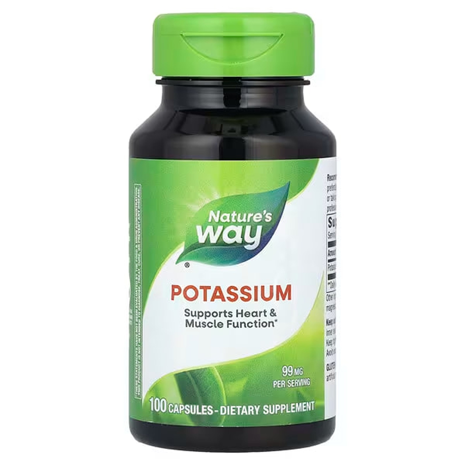 Калій Nature's Way Potassium комплекс 99 мг, 100 капсул (NWY-41071)
