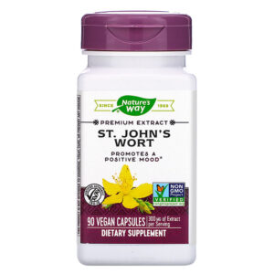 Звіробій Nature's Way St. John's Wort стандартизований 300 мг, 90 капсул (NWY-63000)