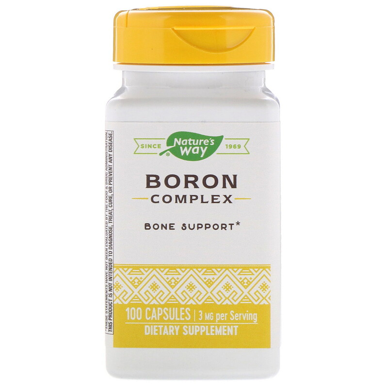 Борон Nature's Way Boron комплекс 3 мг, 100 капсул (NWY-41101)