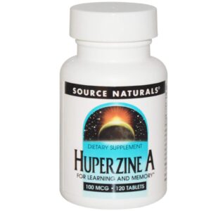 Вітаміни для мозку Source Naturals Huperzine A 100 мкг, 120 таблеток (SNS-02410)