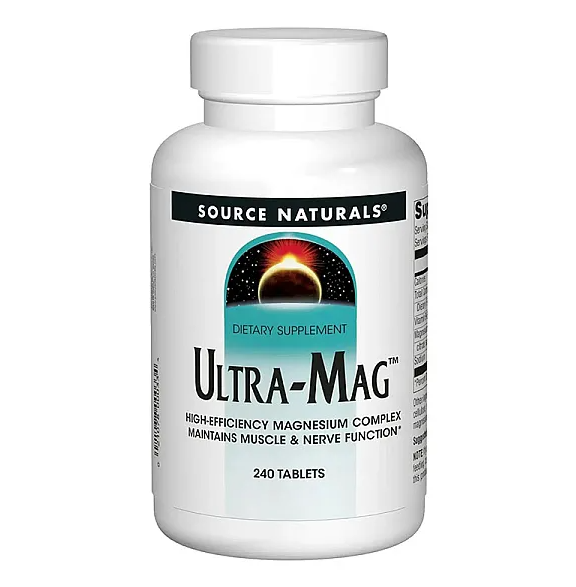 Магній Source Naturals (ультра) Ultra-Mag, 240 таблеток (SNS-00033)