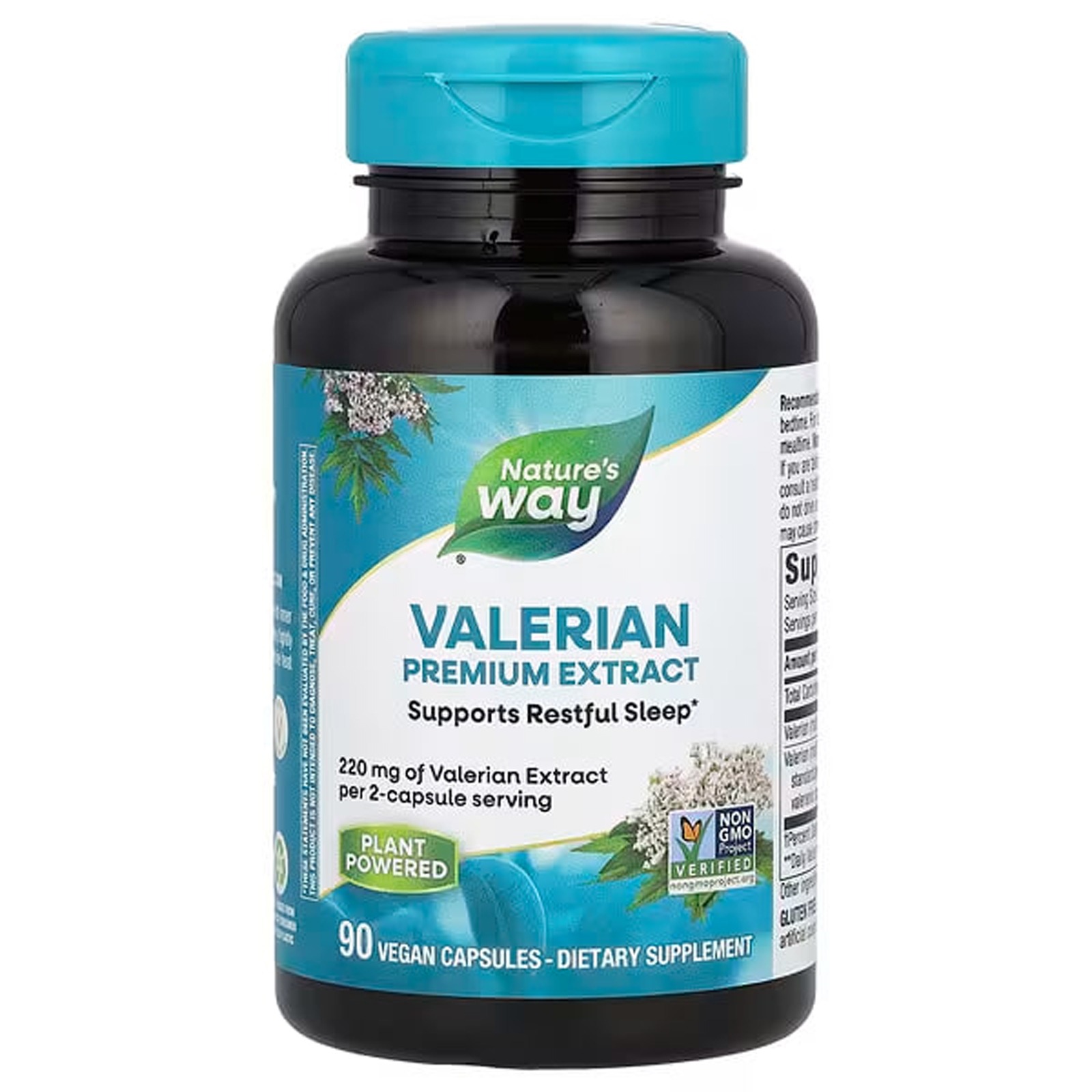 Валеріана Nature's Way Valerian преміум екстракт 220 мг, 90 веганських капсул (110 мг у капсулі) (NWY-63400)