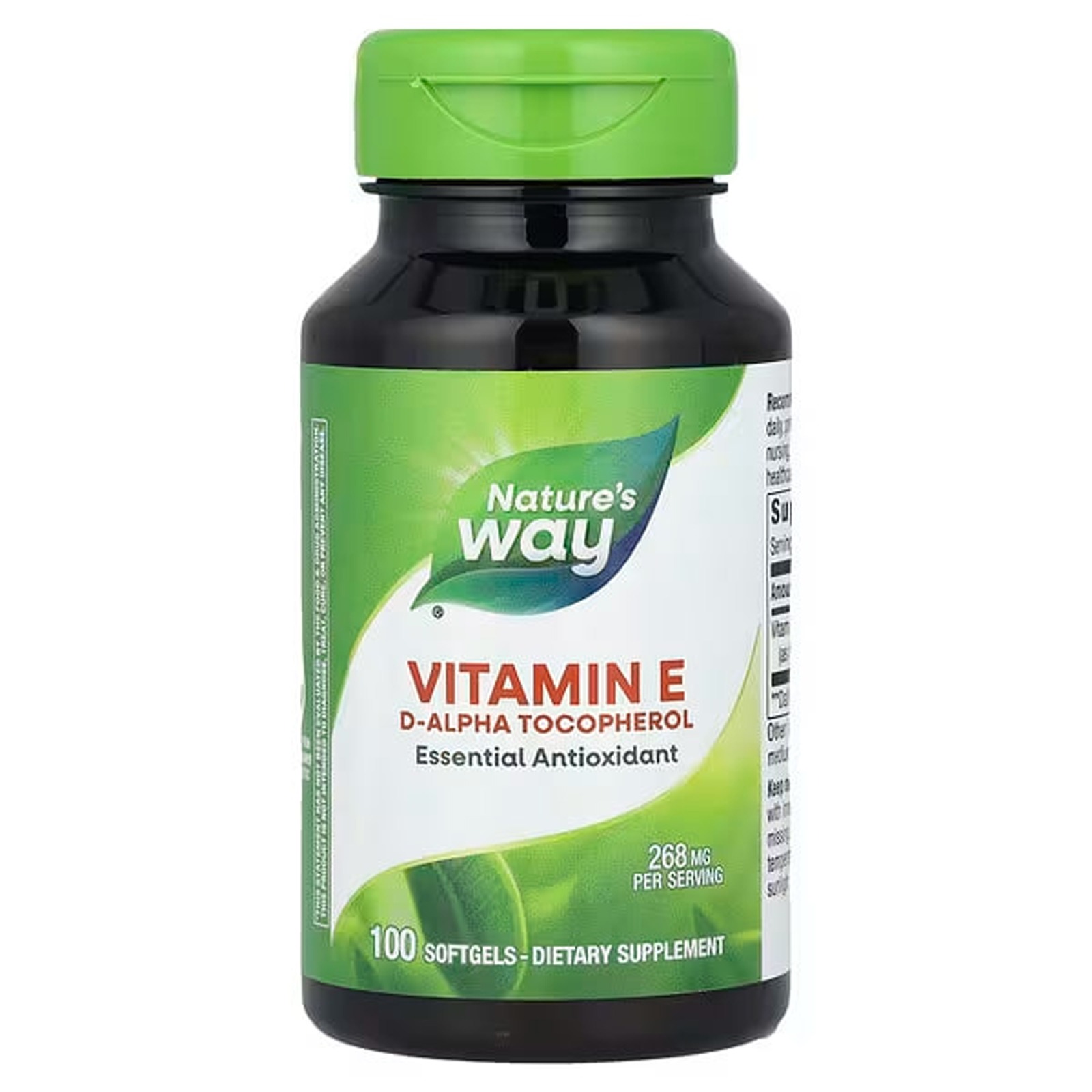 Вітамін Е Nature's Way Vitamin E 268 мг, 100 гелевих капсул (NWY-40211)