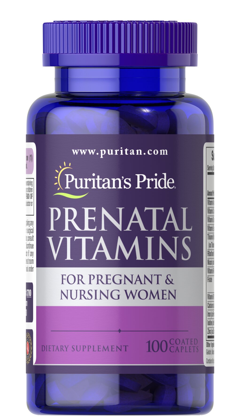 Вітаміни для вагітних Puritan's Pride Prenatal Vitamins, 100 капсул (PTP-13700)