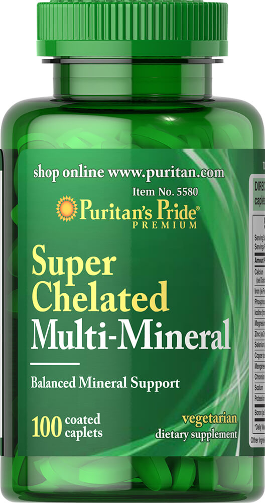 Мультимінеральний комплекс Puritan's Pride Multi Mineral, 100 капсул (PTP-15580)