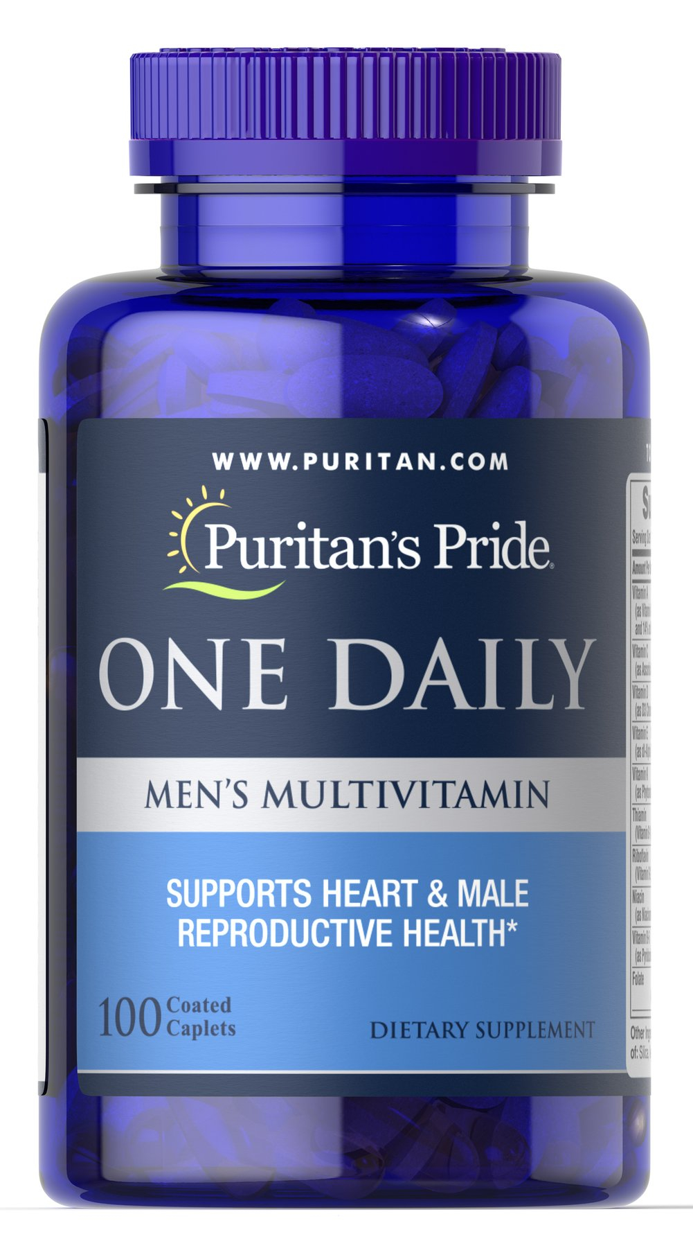Мультивітаміни для чоловіків Puritan's Pride Men's Multivitamin 1 на день, 100 капсул (PTP-13046)