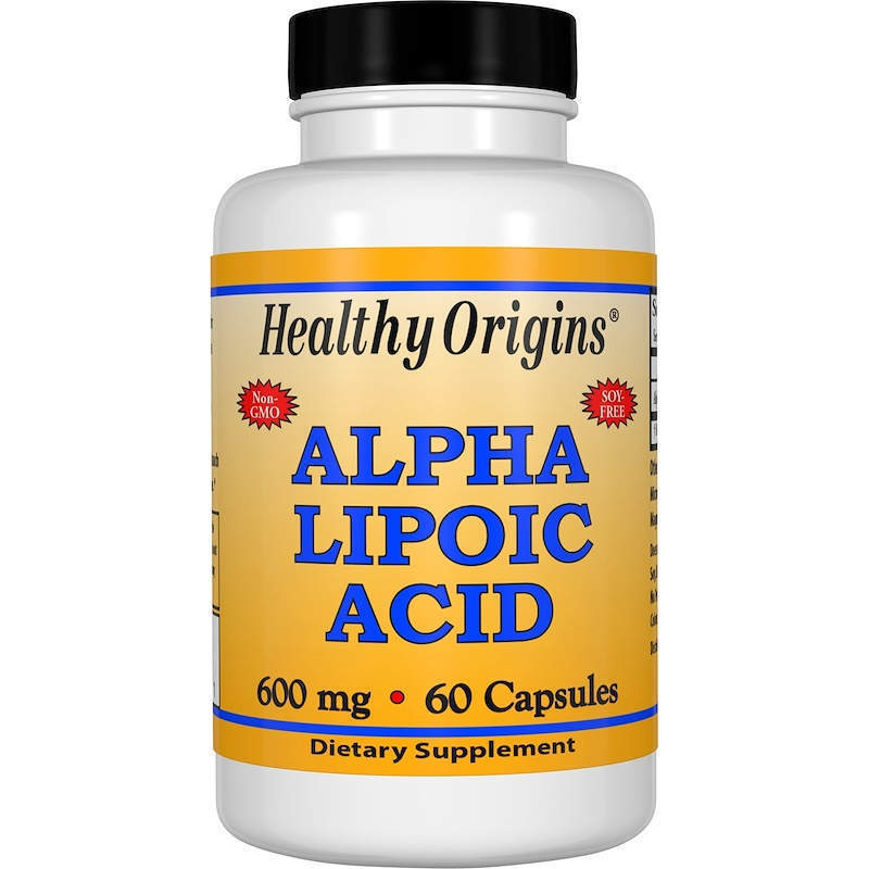 Альфа-ліпоєва кислота Healthy Origins Alpha Lipoic Acid 600 мг, 60 капсул (HOG-35090)