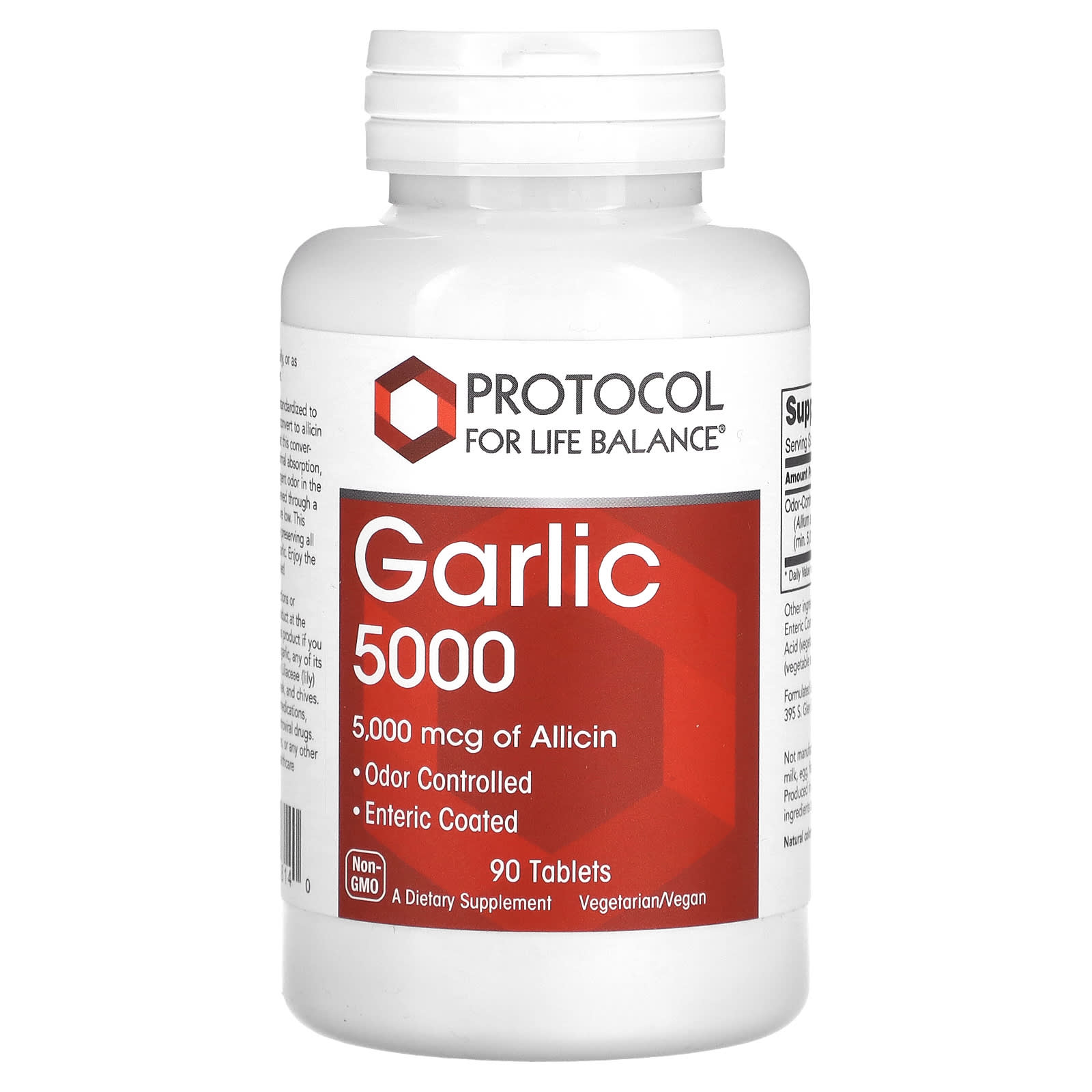 Часник Protocol for Life Balance Garlic 5000 мкг, 90 таблеток (PRT-11814)