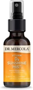 Вітамін Д3 Dr. Mercola Vitamin D підтримує імунітет та здоров'я суглобів смак апельсина 5000 МО, 25 мл. (MCL-01467)