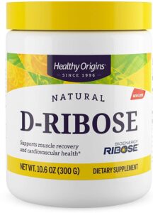 D рибоза Healthy Origins D-Ribose порошок, 300 г (HOG-37010)