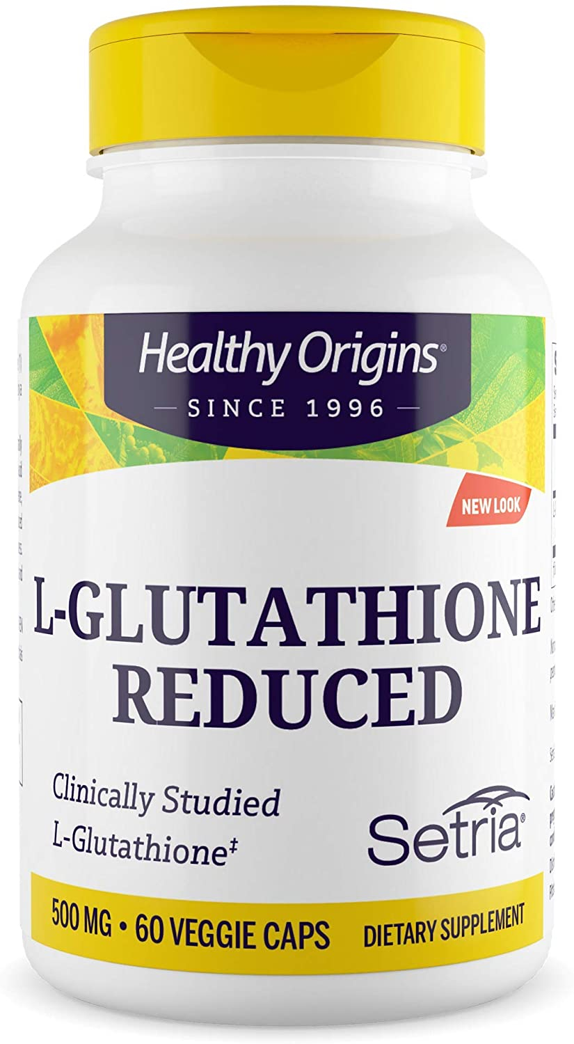 Глутатіон Healthy Origins L-Glutathione Setria знижений 500 мг, 60 капсул (HOG-41336)