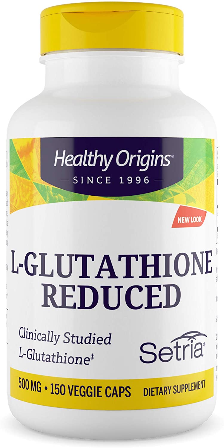 Глутатіон Healthy Origins L-Glutathione Setria знижений 500 мг, 150 капсул (HOG-41339)