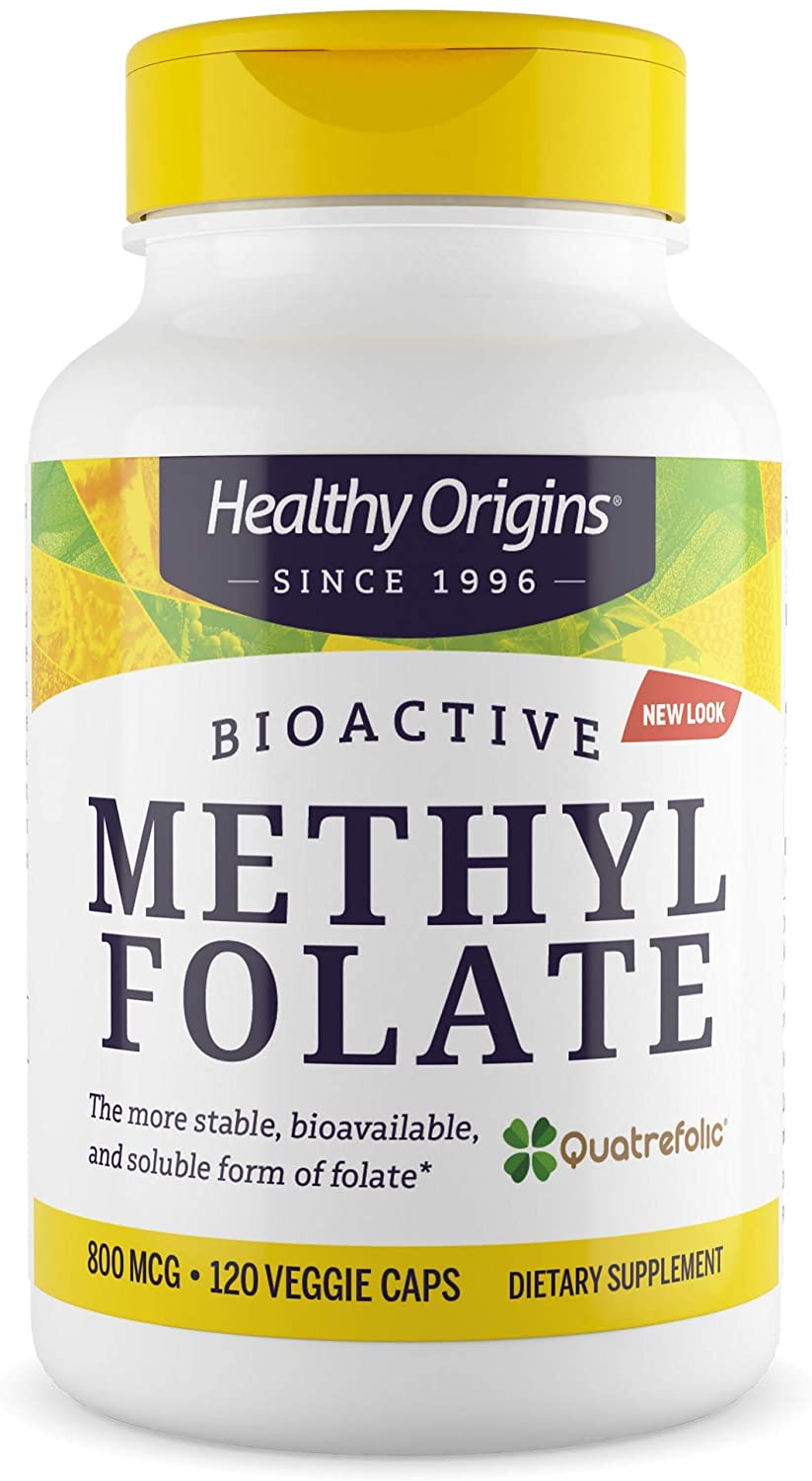 Метилфолат Healthy Origins Methyl Folate 800 мкг, 120 капсул (HOG-88319)