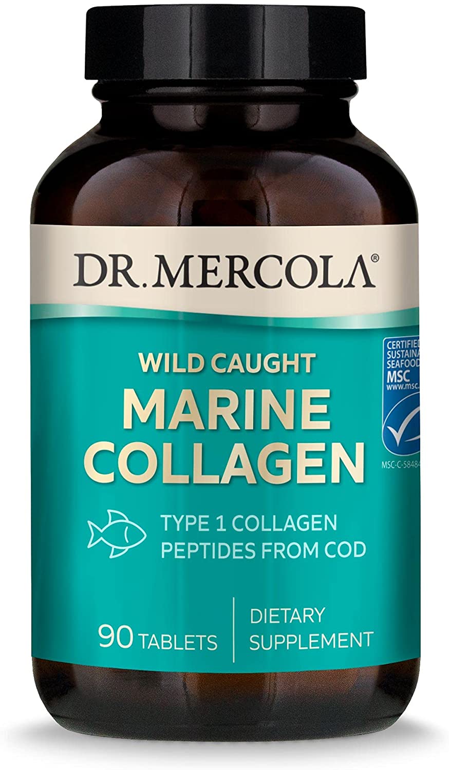 Морський колаген Dr. Mercola Marine Collagen, 90 таблеток (MCL-03273)