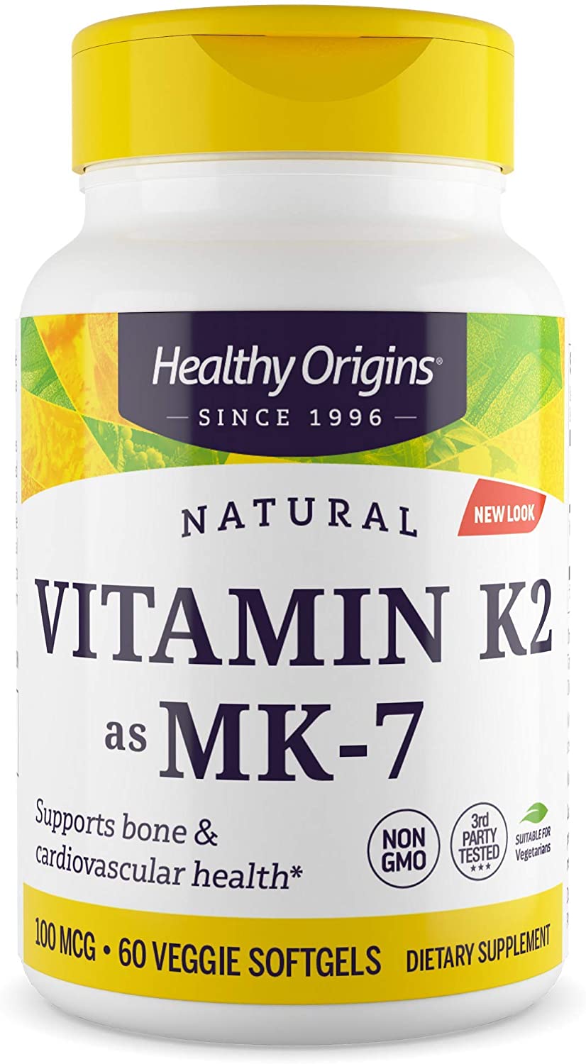 Вітамін K2 в формі MK7 Healthy Origins Vitamin K2 as MK7 100 мкг, 60 кап. (HOG-27442)