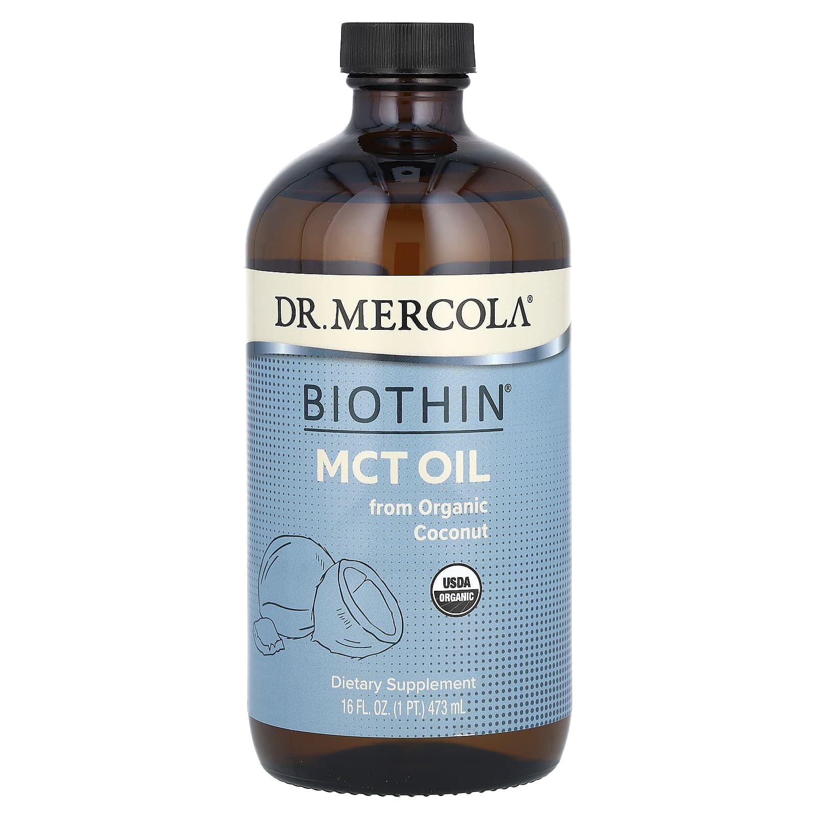 Олія MCT Dr. Mercola Biothin MCT Oil, 473 мл (MCL-03174)