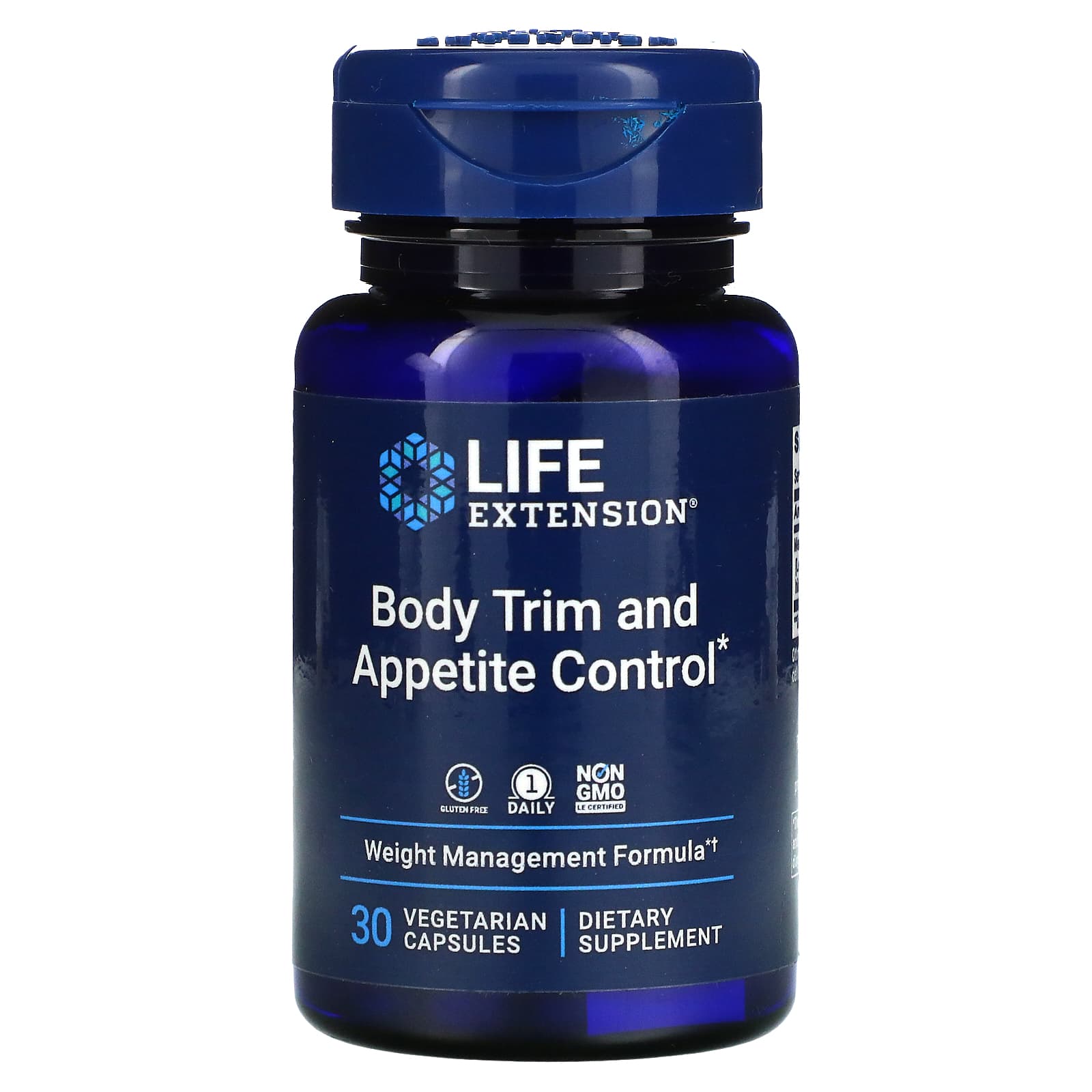 Зниження ваги та контроль апетиту Life Extension Body Trim and Appetite Control, 30 вегетаріанських капсул (LEX-25043)