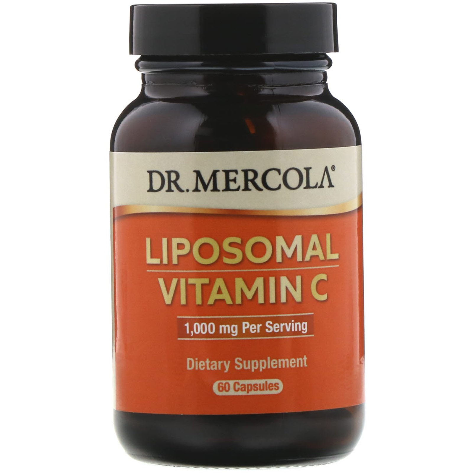 Ліпосомальний вітамін С Dr. Mercola Liposomal Vitamin C 1000 мг, 60 капсул (MCL-01499)