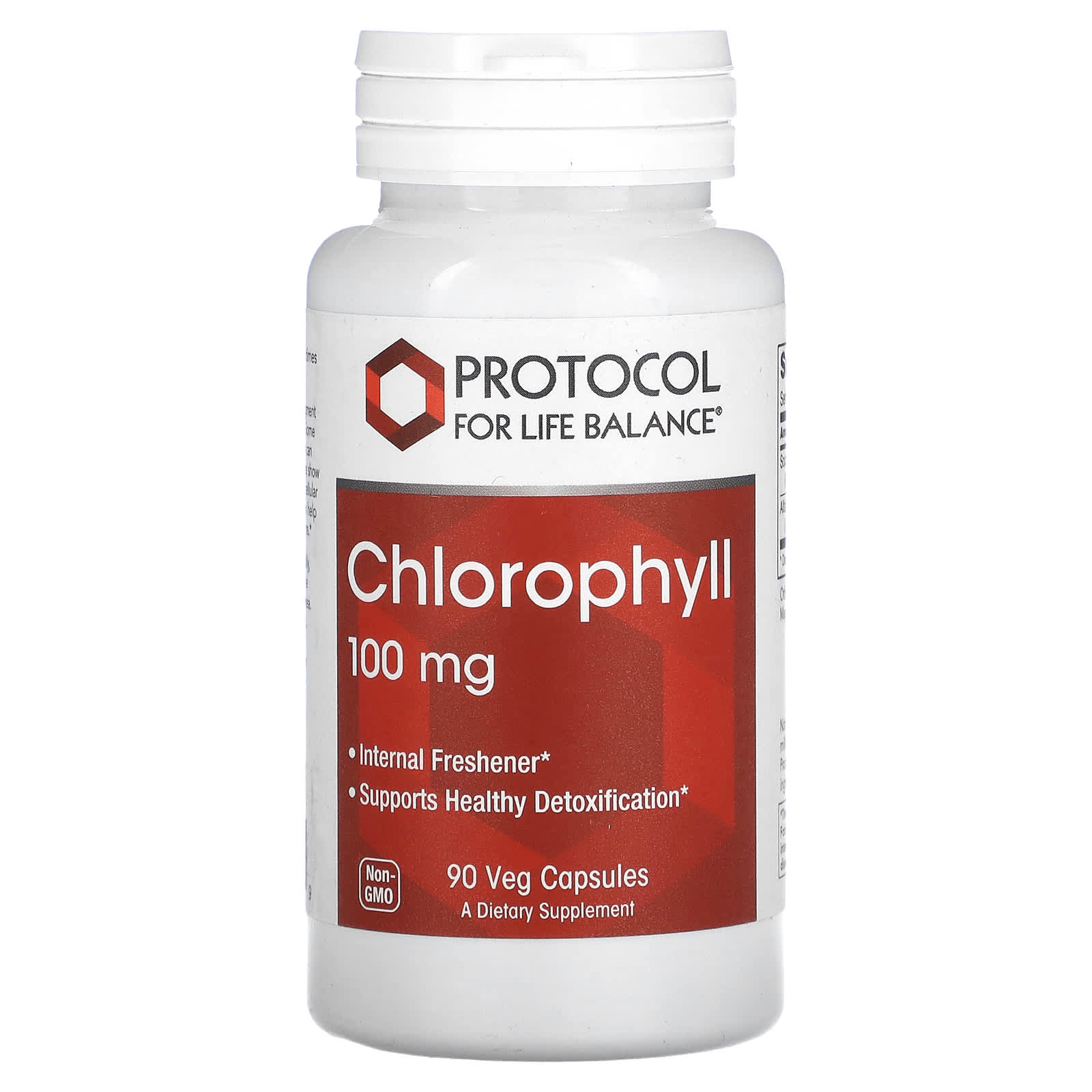 Хлорофіл Protocol for Life Balance Chlorophyll 100 мг, 90 вегетаріанських капсул (PRT-12645)
