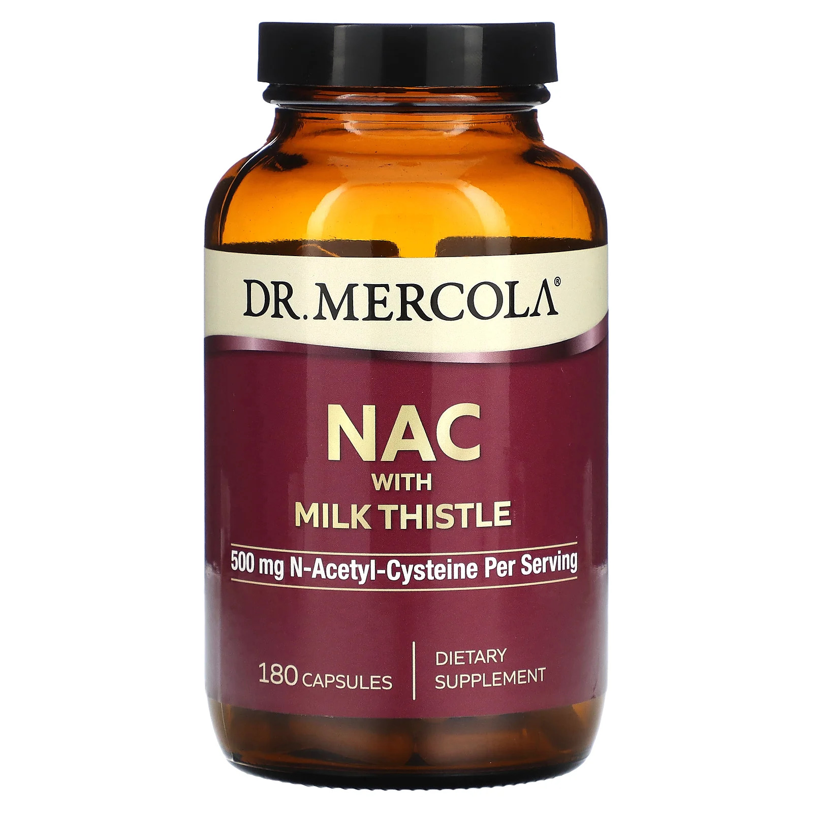 NAC з розторопшою Dr. Mercola Pterostilbene 250 мг, 180 капсул (MCL-03971)