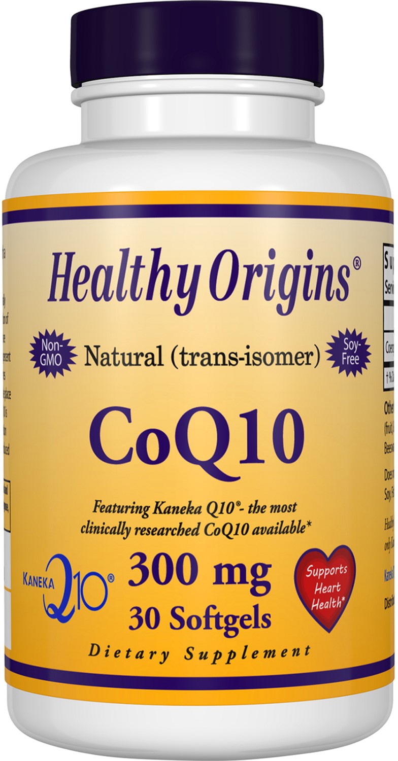 Коензим Q10 Healthy Origins CoQ10 (Kaneka Q10) 300 мг, 30 гелевих капсул (HOG-35020)