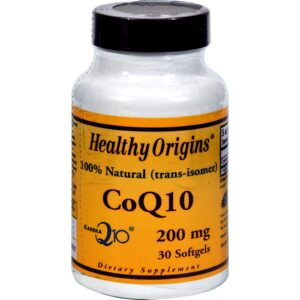 Коензим Q10 Healthy Origins CoQ10 (Kaneka Q10) 200 мг, 30 гелевих капсул (HOG-35047)