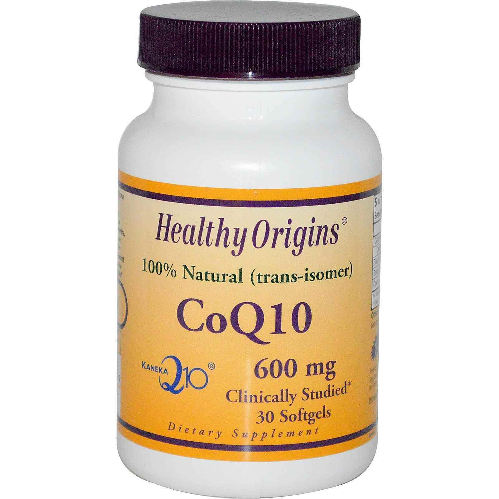 Коензим Q10 Healthy Origins Kaneka Q10 (CoQ10) 600 мг, 30 капсул (HOG-35052)